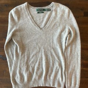Ralph Lauren Cashmere V-Neck Sweater